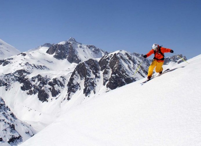 faire du telemark dans les Alpes